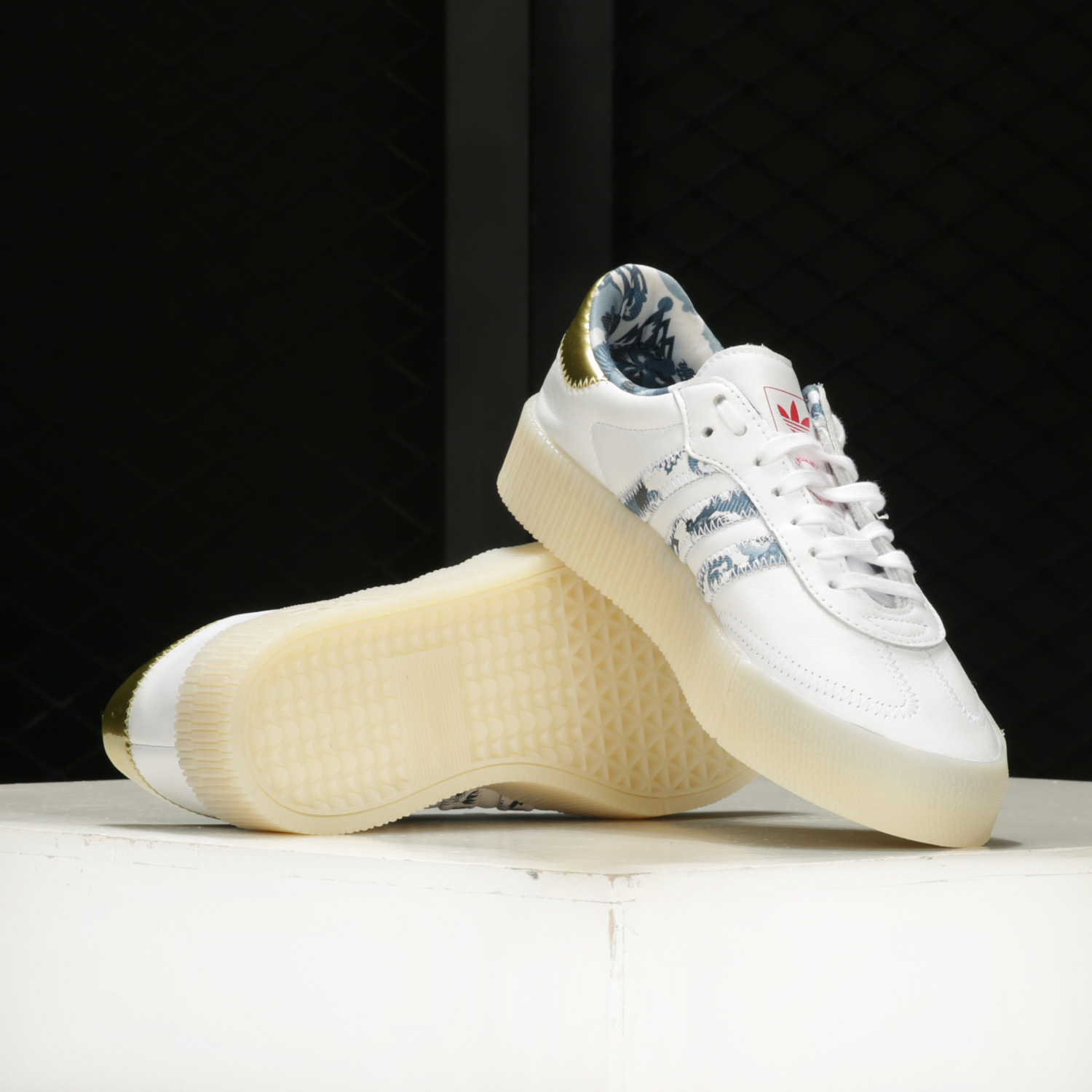 Adidas/阿迪达斯正品三叶草 SAMBAROSE W 女子经典运动鞋 FW5345 - 图0