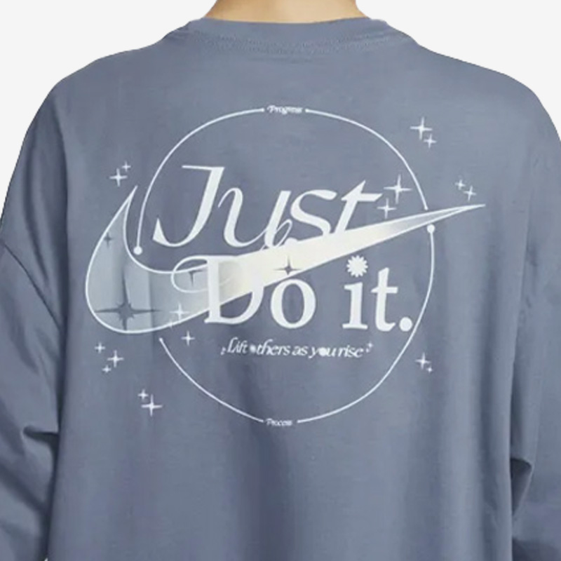 Nike/耐克官方正品当季新款女子休闲轻便运动长袖T恤DX7935-425 - 图2