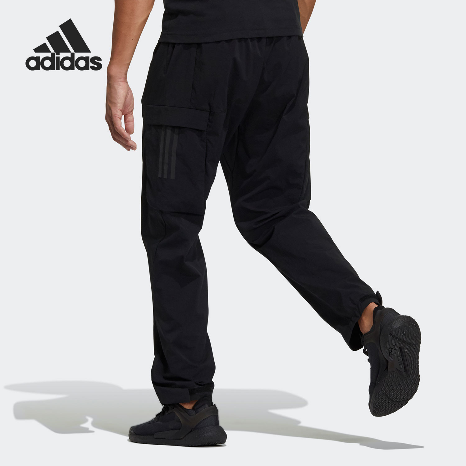 Adidas/阿迪达斯正品2021年新款男子夏季健身休闲运动长裤 GN0777 - 图0