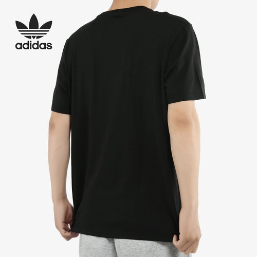 Adidas/阿迪达斯正品 三叶草夏季男子休闲透气运动短袖T恤 DH3900 - 图1