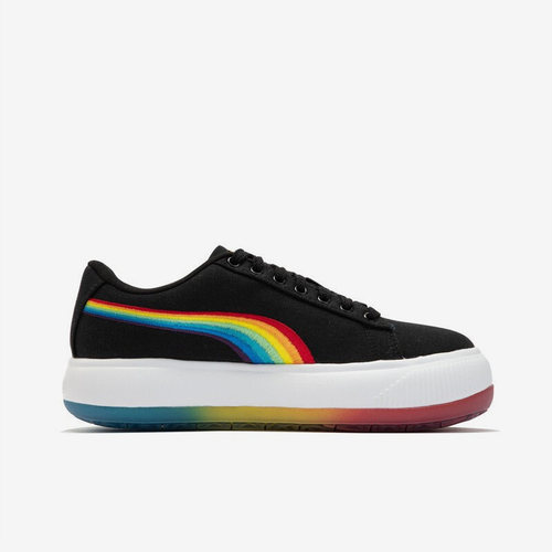 Puma/彪马正品Suede Mayu Prism女子时尚休闲板鞋387240-01 - 图1