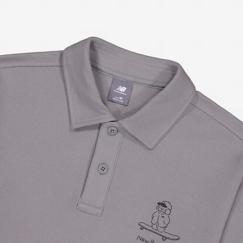 New Balance/NB正品2025新款男女舒适透气短袖POLO衫NFE27011-GR,淘宝优惠券,粉丝福利购,淘宝优惠卷