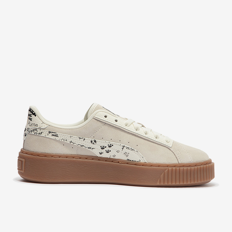 Puma/彪马正品Suede Platform Draw Wns女子时尚板鞋395904 - 图1