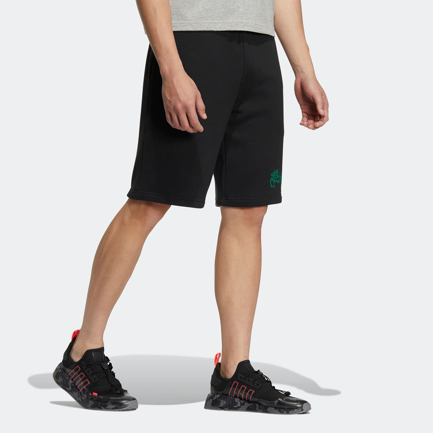 Adidas/阿迪达斯官方正品三叶草SPORT SHORTS男子宽松短裤H49561-图1