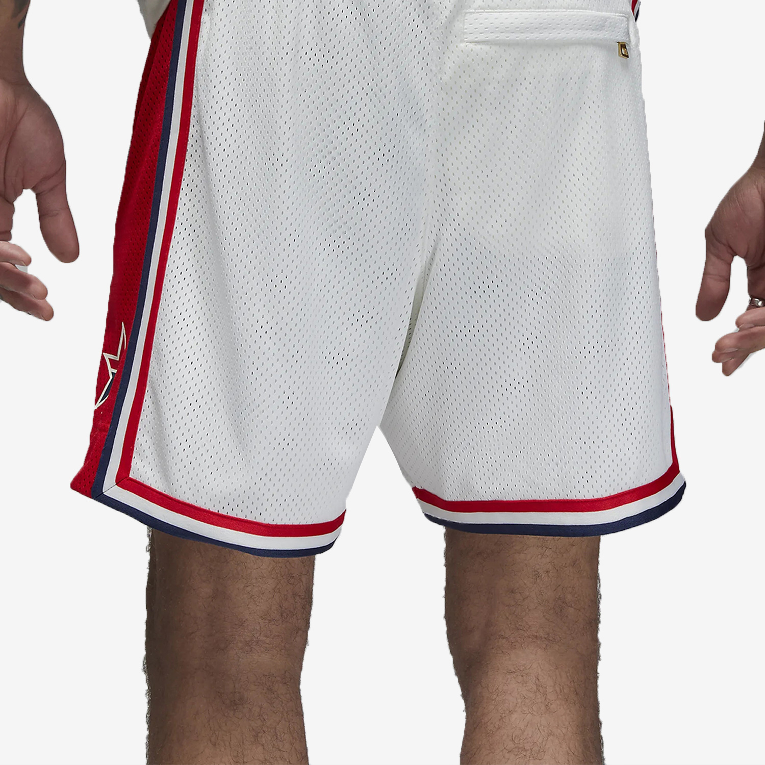 Nike/耐克正品JORDAN男士印花透气篮球运动短裤DR2957-133 - 图1