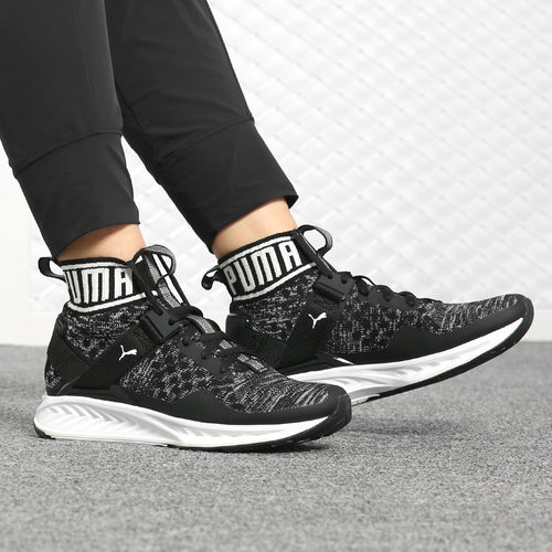 Puma/彪马正品 EVO KNIT 女子高帮紧口套脚休闲运动跑步鞋189766 - 图1