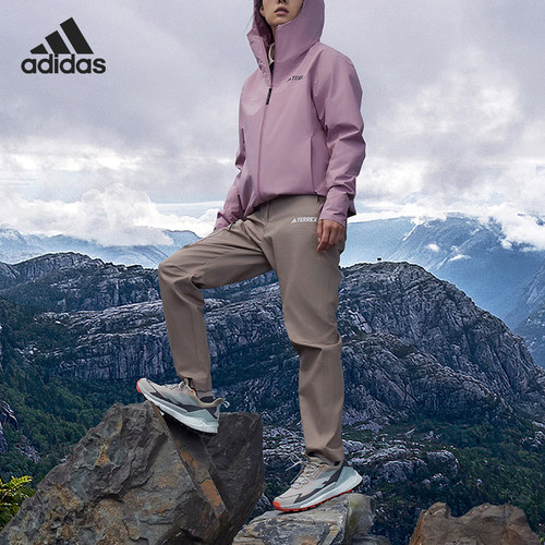 Adidas/阿迪达斯官方正品运动女子透气休闲低帮系带跑步鞋IG3202 - 图0