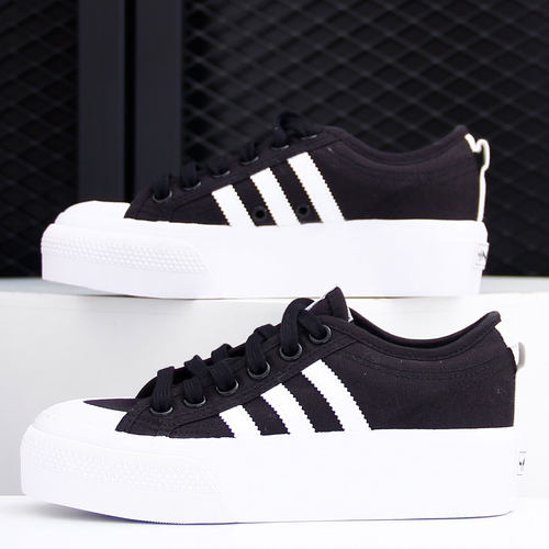 Adidas/阿迪达斯正品 三叶草 NIZZA PLATFORM W女子运动鞋 FV5321 - 图1