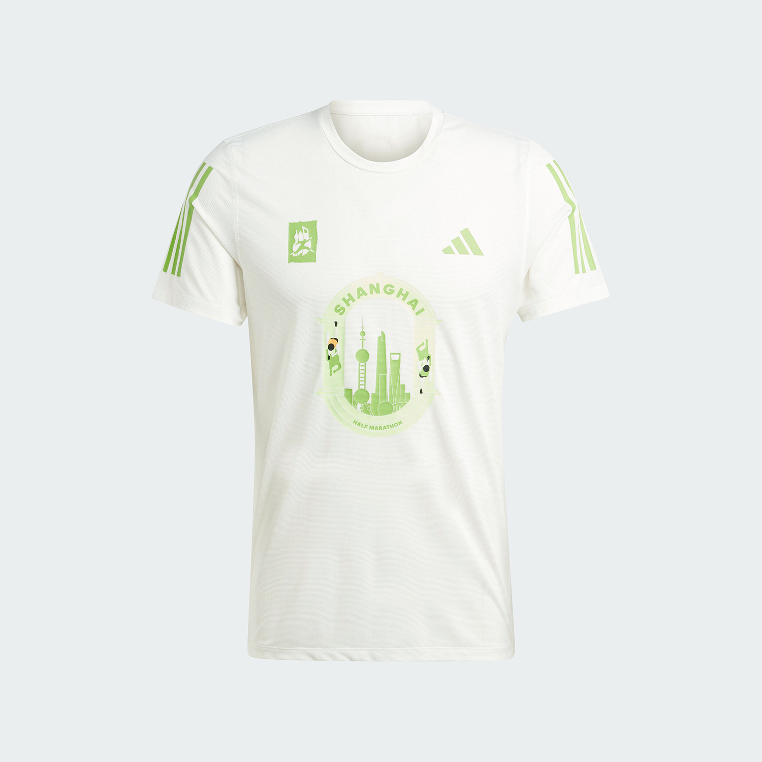 Adidas/阿迪达斯官方正品SHHM RACE T M 男士跑步运动T恤IX7766 - 图2