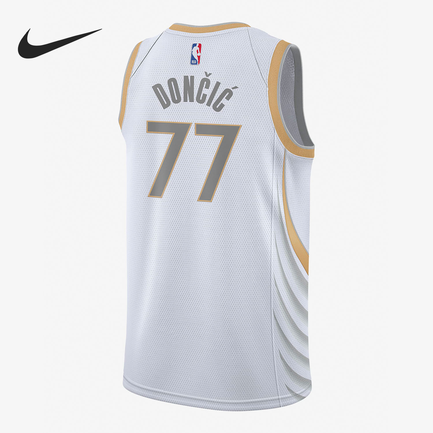 Nike/耐克正品达拉斯独行侠队CE NBA SW JERSEY男子T恤CN1723-101 - 图0