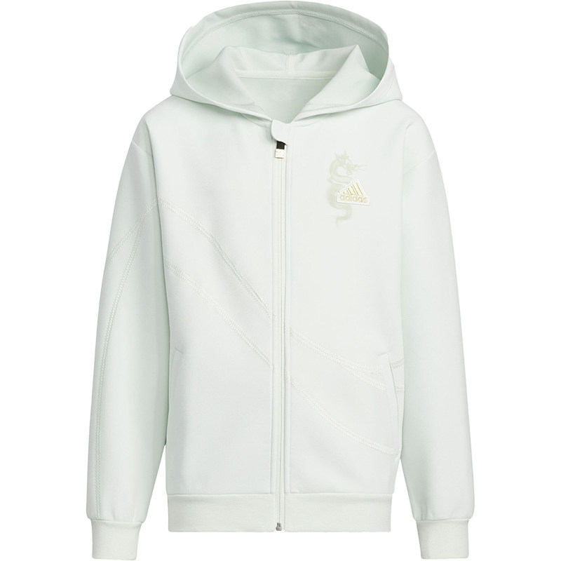 Adidas/阿迪达斯正品新款大童印花连帽休闲夹克外套IT4056,淘宝优惠券,粉丝福利购,淘宝优惠卷