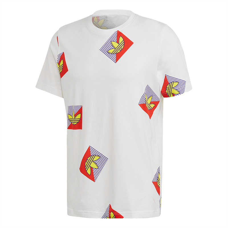 Adidas/阿迪达斯正品2020夏季新品男子宽松运动休闲短袖T恤FM3342 - 图3