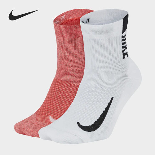 Nike/耐克正品U NK MLTPLIER ANKLE 2PR男女休闲运动袜SX7556-988 - 图2