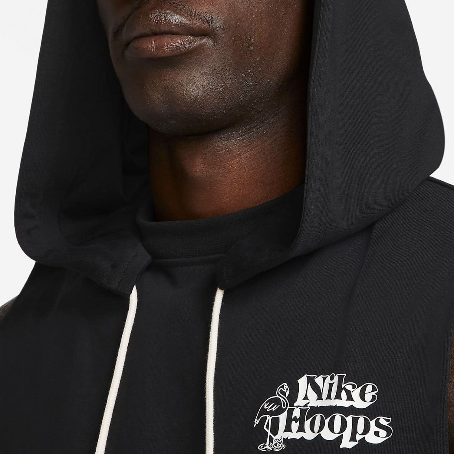 Nike/耐克正品秋季新款DRI-FIT男子运动篮球连帽衫DH7442-010 - 图1