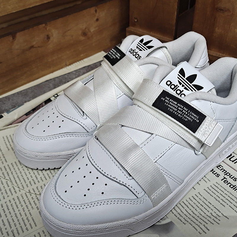 Adidas/阿迪达斯正品三叶草新款男女魔术贴复古经典运动鞋EF6428 - 图0