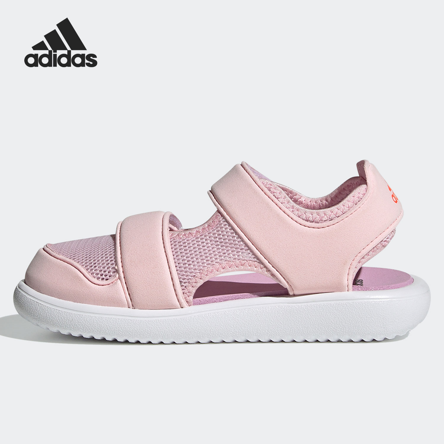 Adidas/阿迪达斯官方正品 Water Sandal 大童耐磨沙滩凉鞋 GX2475 - 图0