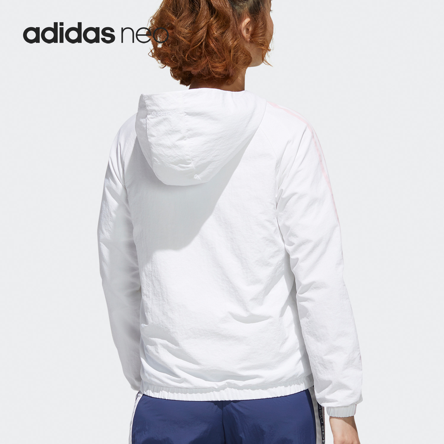 Adidas/阿迪达斯正品neo女子秋季新品休闲运动夹克外套GP5867-图1