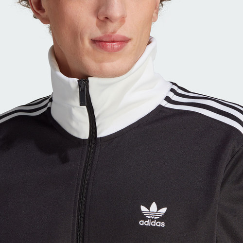 Adidas/阿迪达斯正品三叶草复古男士立领运动夹克外套II5763 - 图2