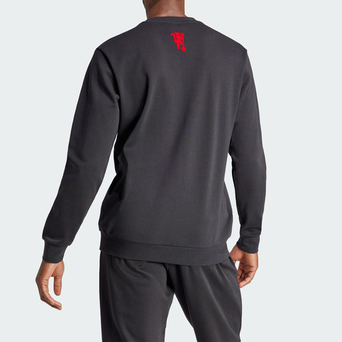 Adidas/阿迪达斯正品新年款曼联足球文化男士运动卫衣IP9184 - 图0