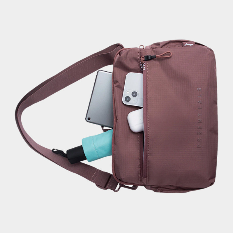 Li Ning genuine new men's simple fashion versatile casual sports versatile bag ABDS649-2