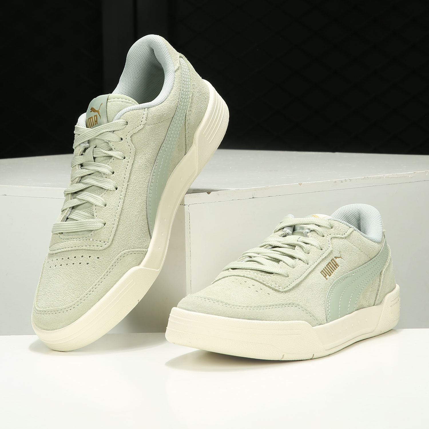 Puma/彪马正品 2021夏季新款男女复古低帮运动休闲板鞋 370304-19 - 图1