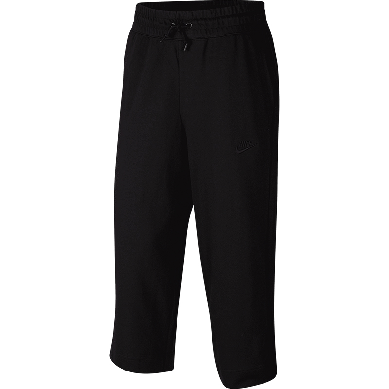 Nike/耐克正品2025女士日常松紧腰直筒运动七分中长裤CJ3749-010 - 图3