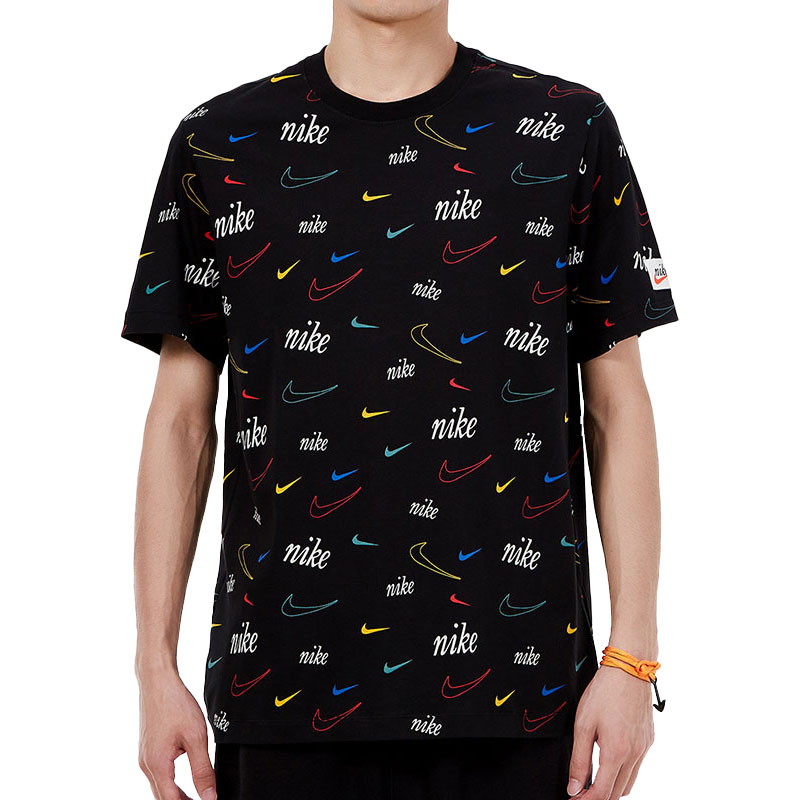 Nike/耐克官方正品 TEE SWOOSH 男子休闲短袖运动T恤 DJ1392-010 - 图3