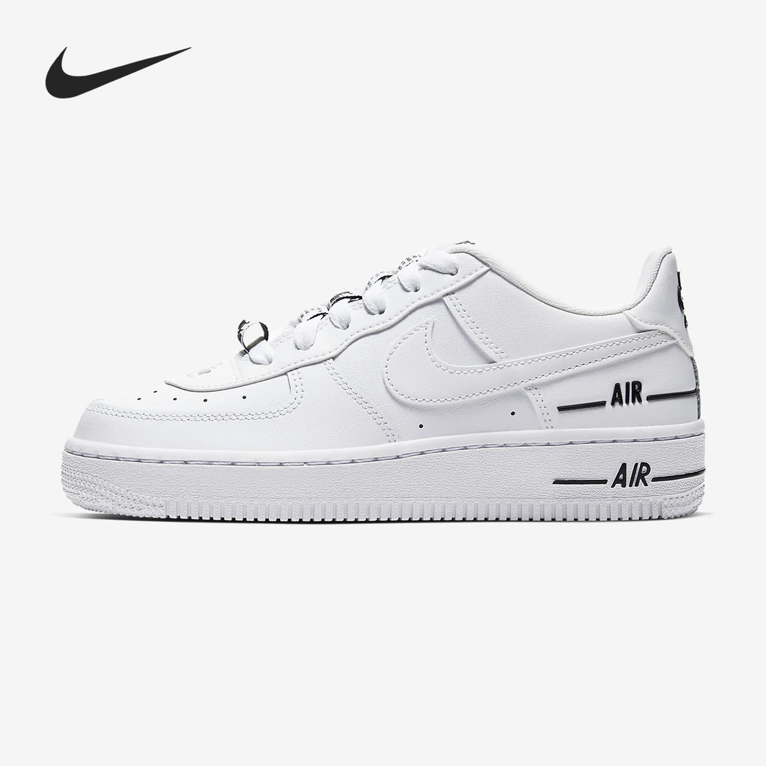 Nike/耐克正品FORCE 1 LV8 3 (GS) AF1大童运动童鞋板鞋 CJ4092 - 图0