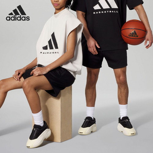 Adidas/阿迪达斯正品三叶草男女同款运动透气休闲短裤IJ5550 - 图0