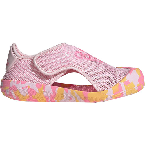 Adidas/阿迪达斯官方正品夏季新款小童包头魔术贴休闲凉鞋ID3419 - 图3