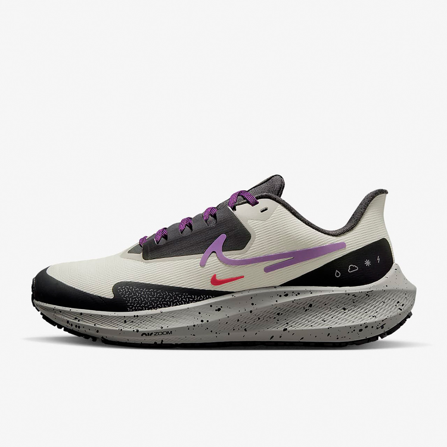 Nike/耐克官方正品Zoom Pegasus 39 Shield男女跑步鞋DO7626-003 - 图0