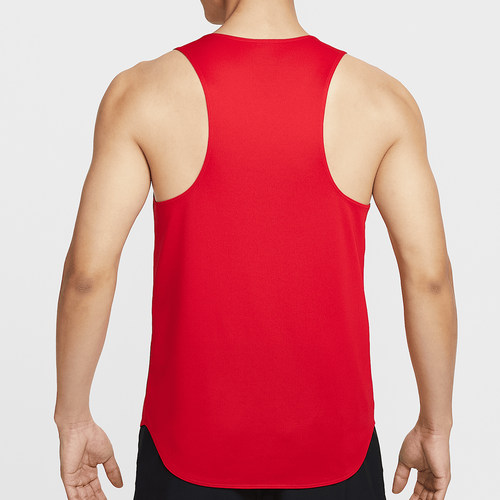 Nike/耐克正品DRI-FIT男士针织运动透气跑步背心IB8747-657 - 图0