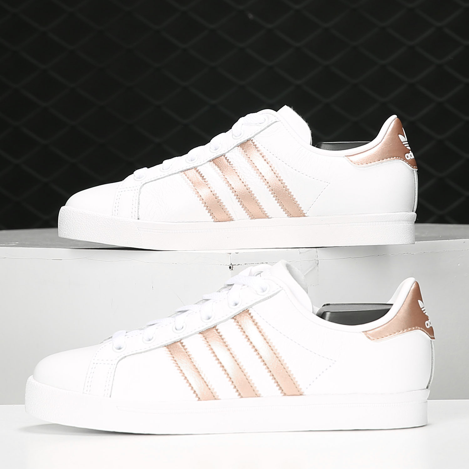 Adidas/阿迪达斯官方正品 COAST STAR 三叶草男女休闲板鞋 EE6201 - 图2