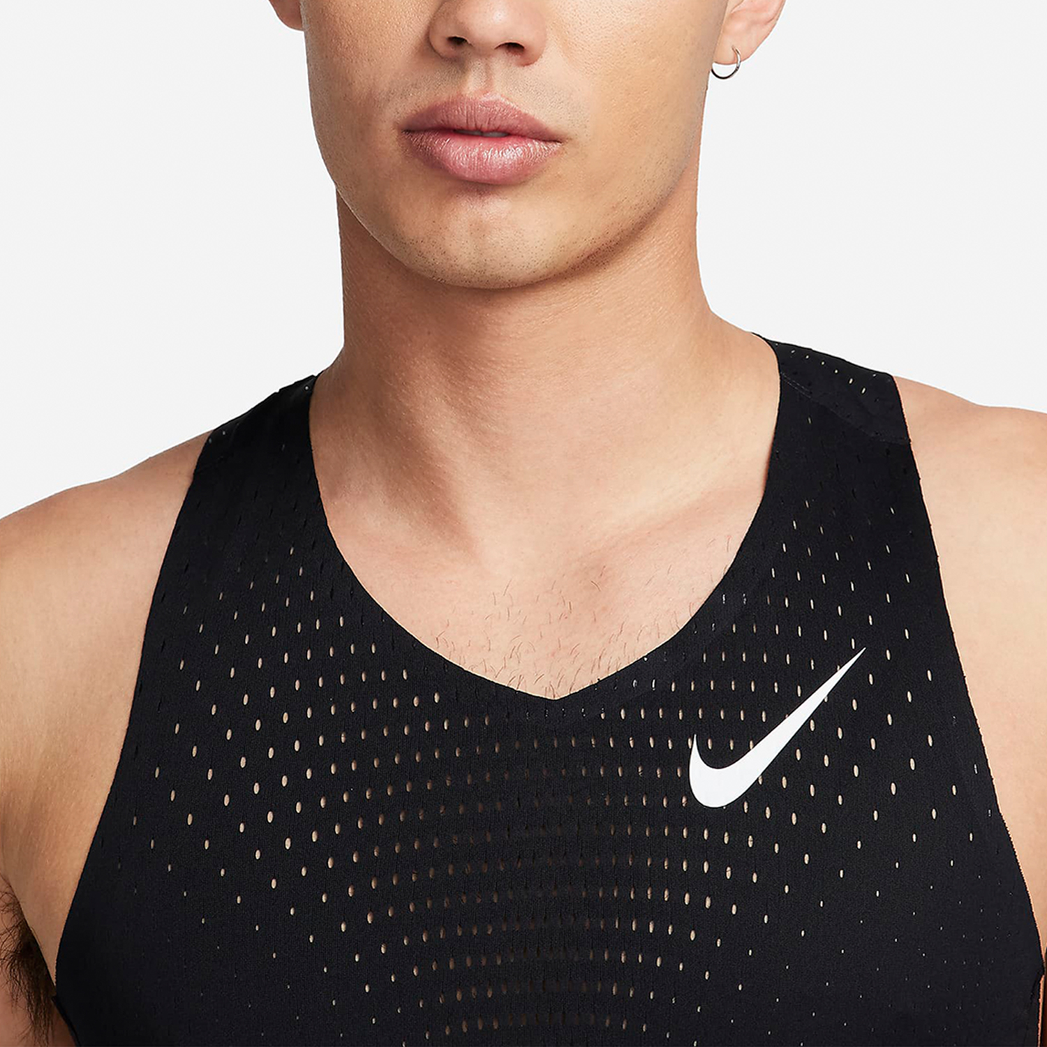 Nike/耐克官方正品2024新款男士跑步运动透气无袖背心FN4232-010 - 图1