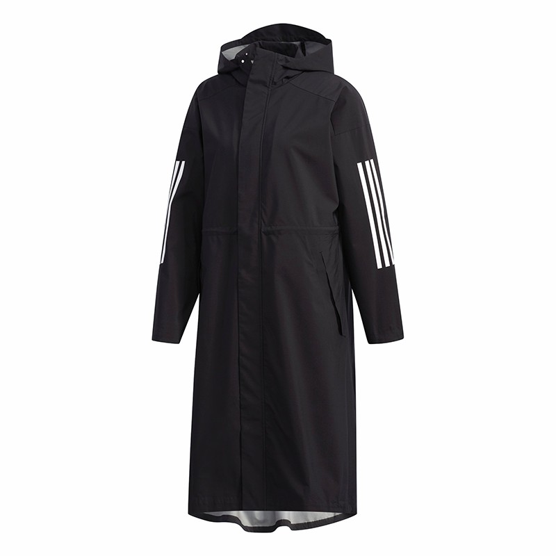 Adidas/阿迪达斯正品女户外保暖运动服立领防风衣夹克外套ED1409 - 图3