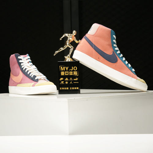 Nike/耐克BLAZER MID 77 VNTG 男子鸳鸯炫彩开拓者休闲板鞋DC9179 - 图2