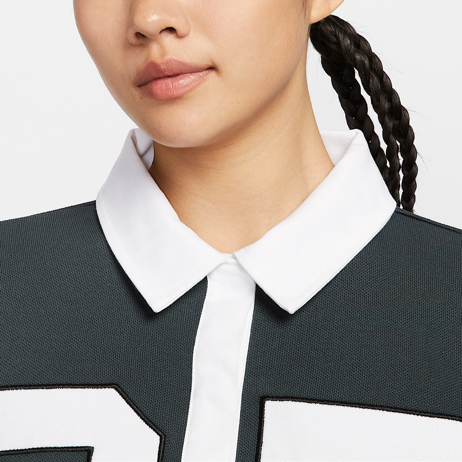 Nike/耐克官方正品春秋女士复古宽松拼接长袖POLO衫HV4034-390,淘宝优惠券,粉丝福利购,淘宝优惠卷