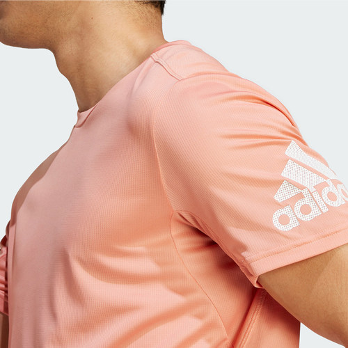 Adidas/阿迪达斯正品夏季新款男士经典运动训练跑步短袖IJ6835 - 图0