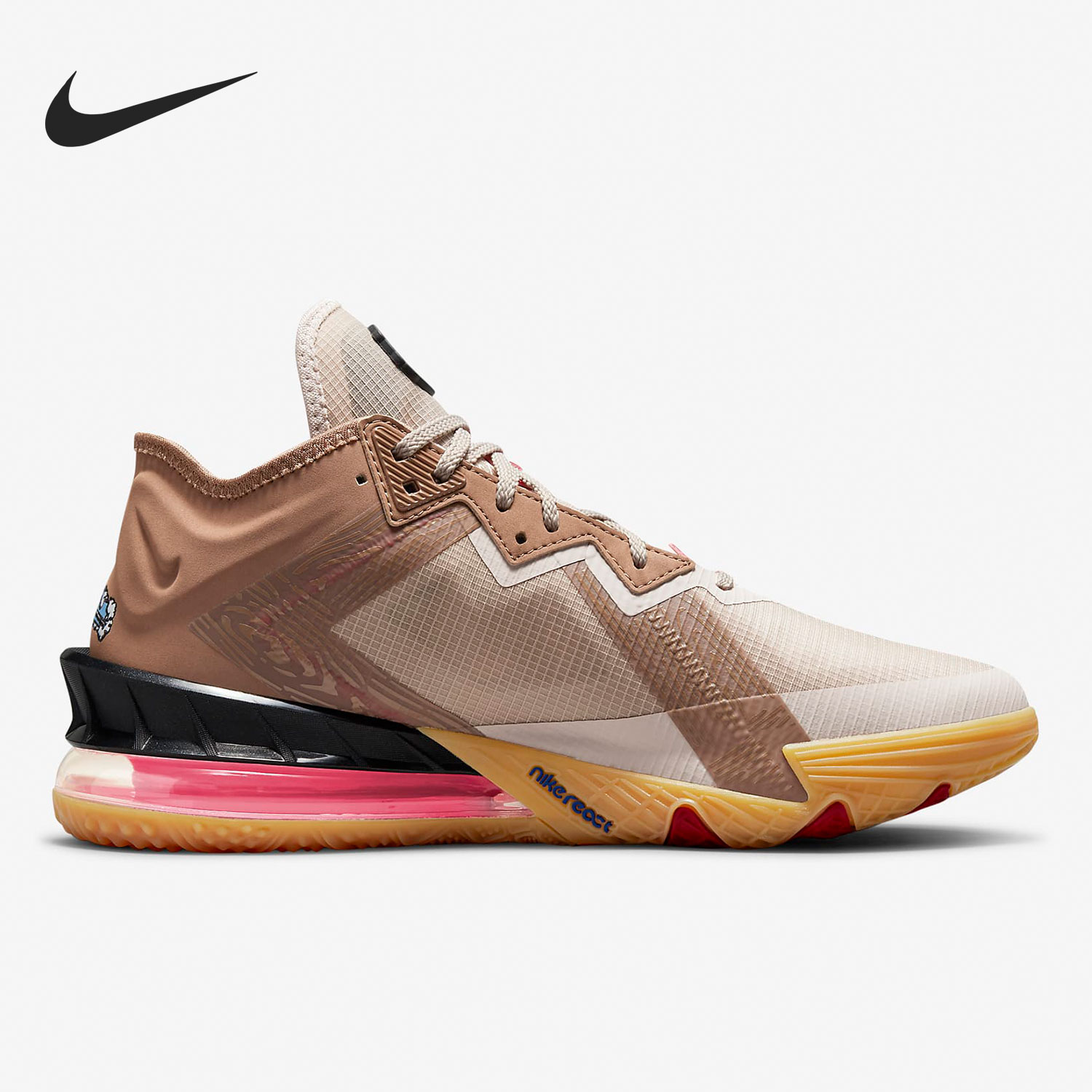 Nike/耐克官方正品LeBron 18詹姆斯男女运动篮球鞋 CV7564-401_虎窝淘