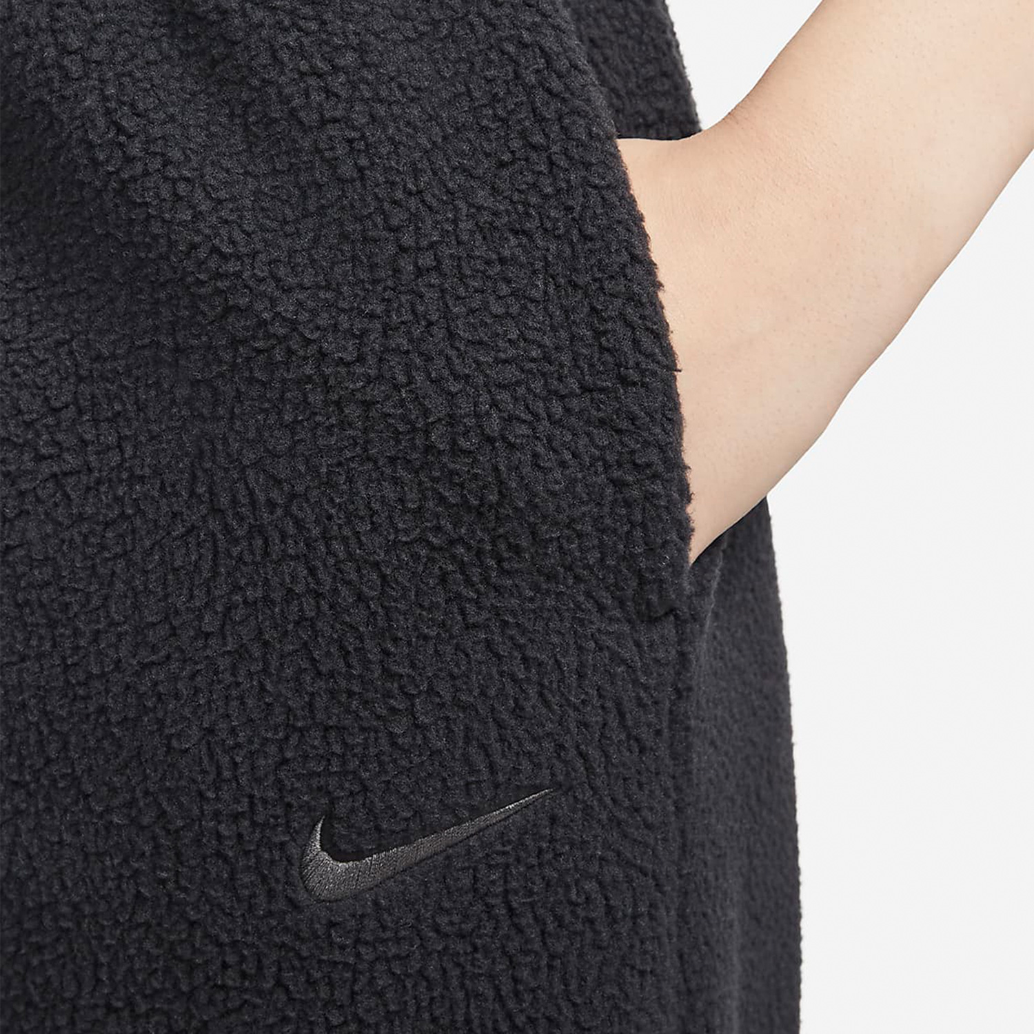 Nike/耐克官方正品Sportswear Plush 女子运动针织长裤DQ6813-010 - 图2