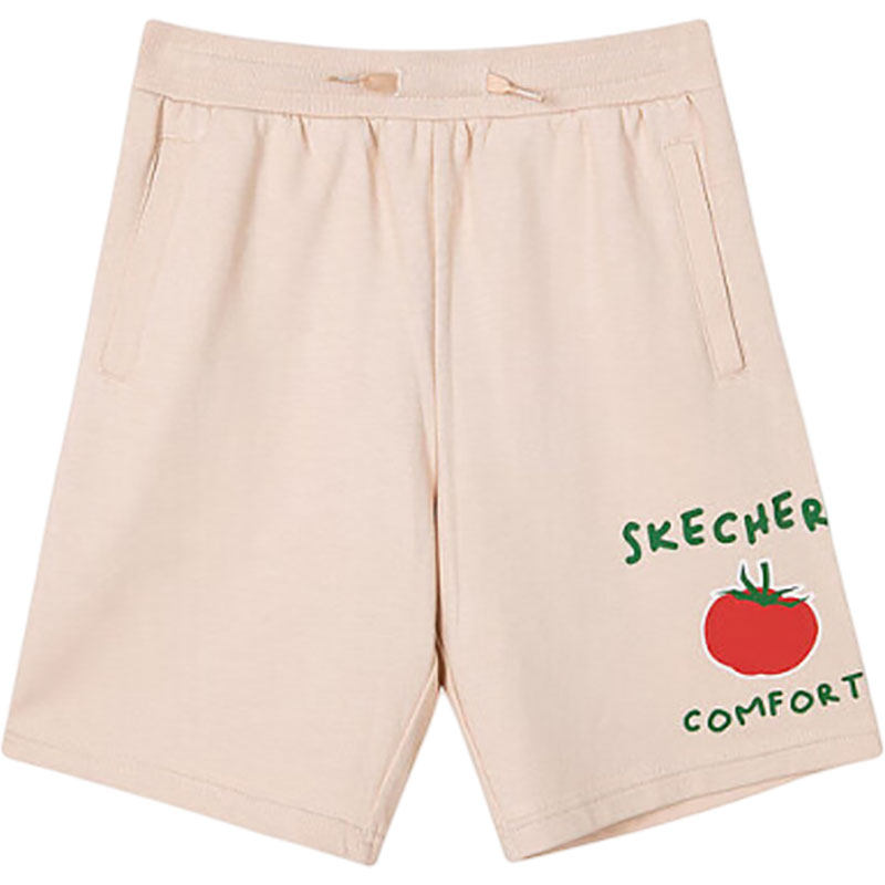 Skechers/斯凯奇正品夏季新款儿童运动休闲印花宽松透气短裤,淘宝优惠券,粉丝福利购,淘宝优惠卷