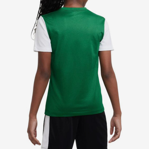Nike/耐克官方正品夏季款大童透气V领拼接运动足球短袖DH8389-302 - 图0