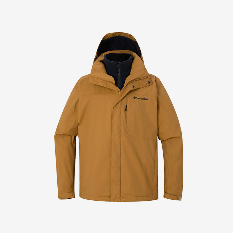 Columbia/哥伦比亚正品新款男士可拆卸帽运动冲锋衣WE1322257 - 图2