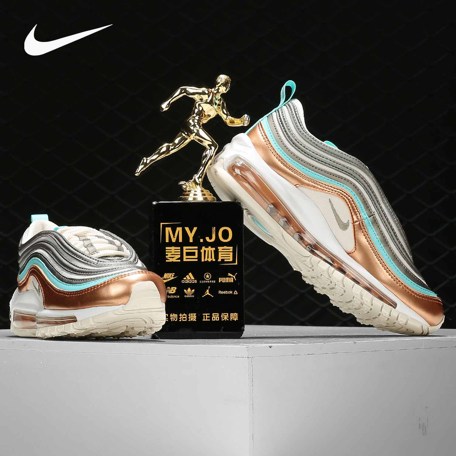 Nike/耐克正品当季新款女子运动气垫子弹头缓震休闲鞋CQ4806 - 图2