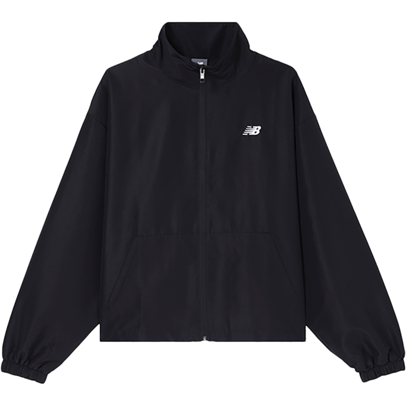 New Balance/NB正品2025新款女子简约透气立领夹克外套WJ41500-BK - 图3