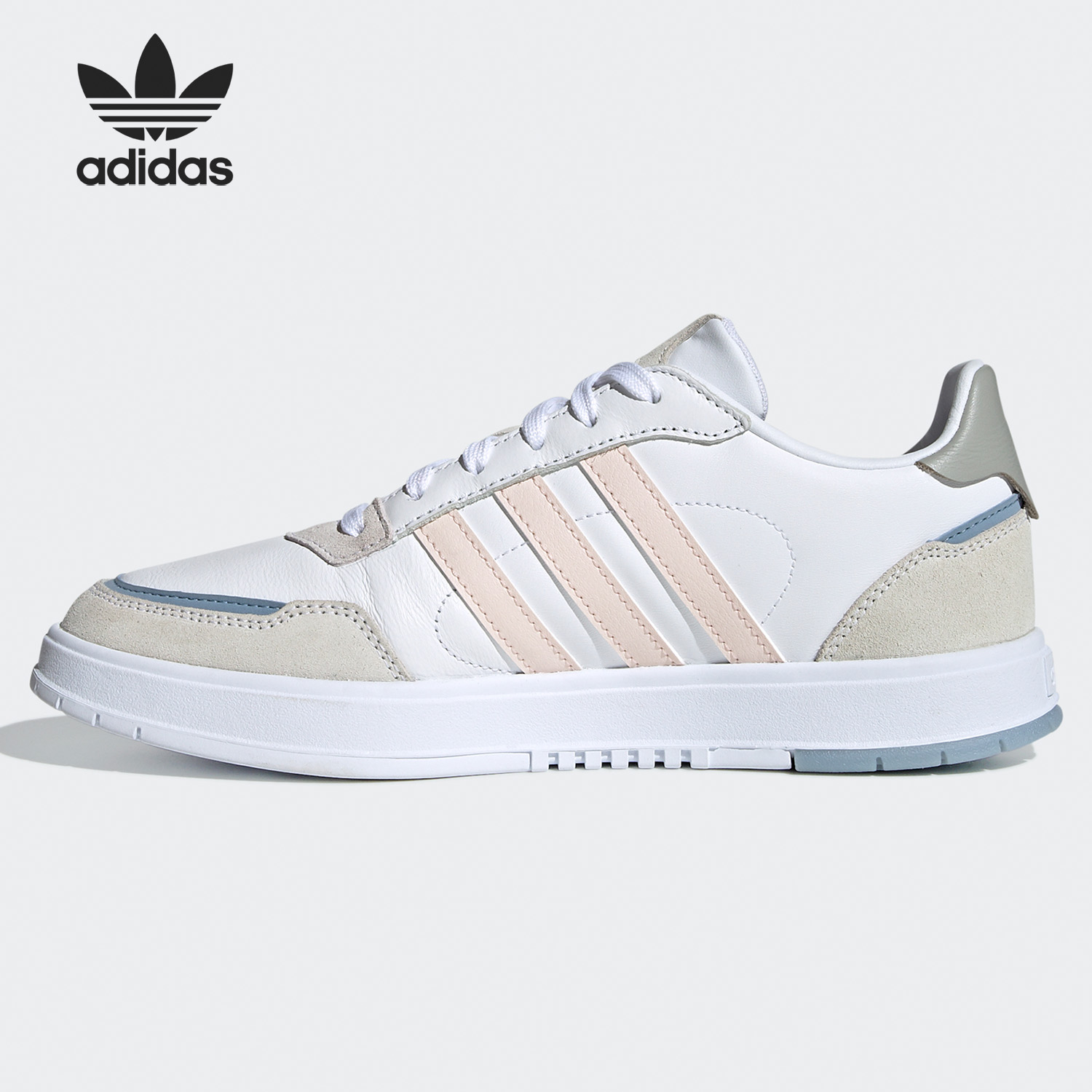 Adidas/阿迪达斯官方正品男女休闲复古舒适透气低帮板鞋FW2897 - 图1