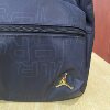 Jordan black backpack Nike small size backpack student school bag outdoor sports bag casual bag FV6166