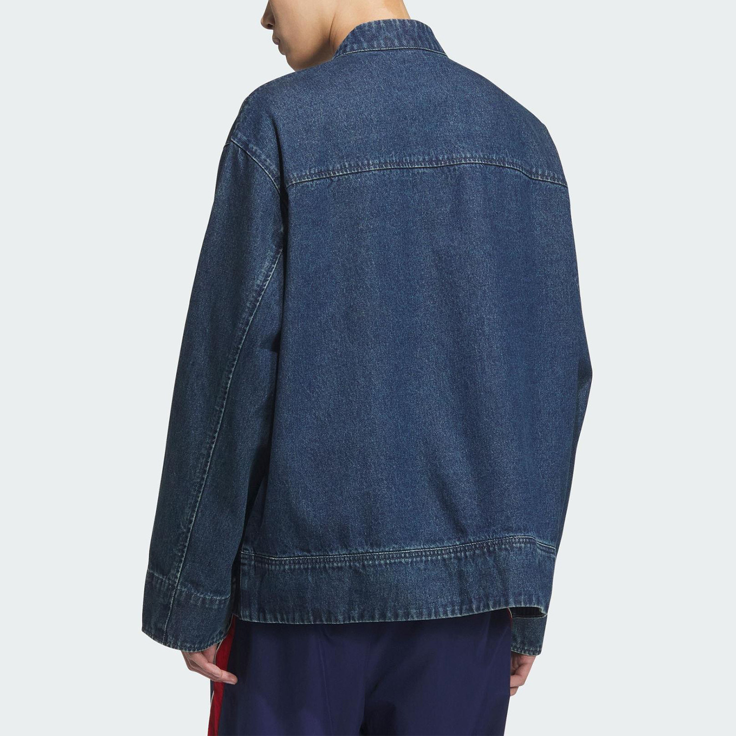 Adidas/阿迪达斯官方正品三叶草男女中式牛仔宽松休闲外套JZ9928,淘宝优惠券,粉丝福利购,淘宝优惠卷