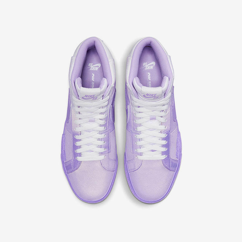 Nike/耐克官方正品SB Blazer Zoom男女运动高帮板鞋DR9087-555 - 图1