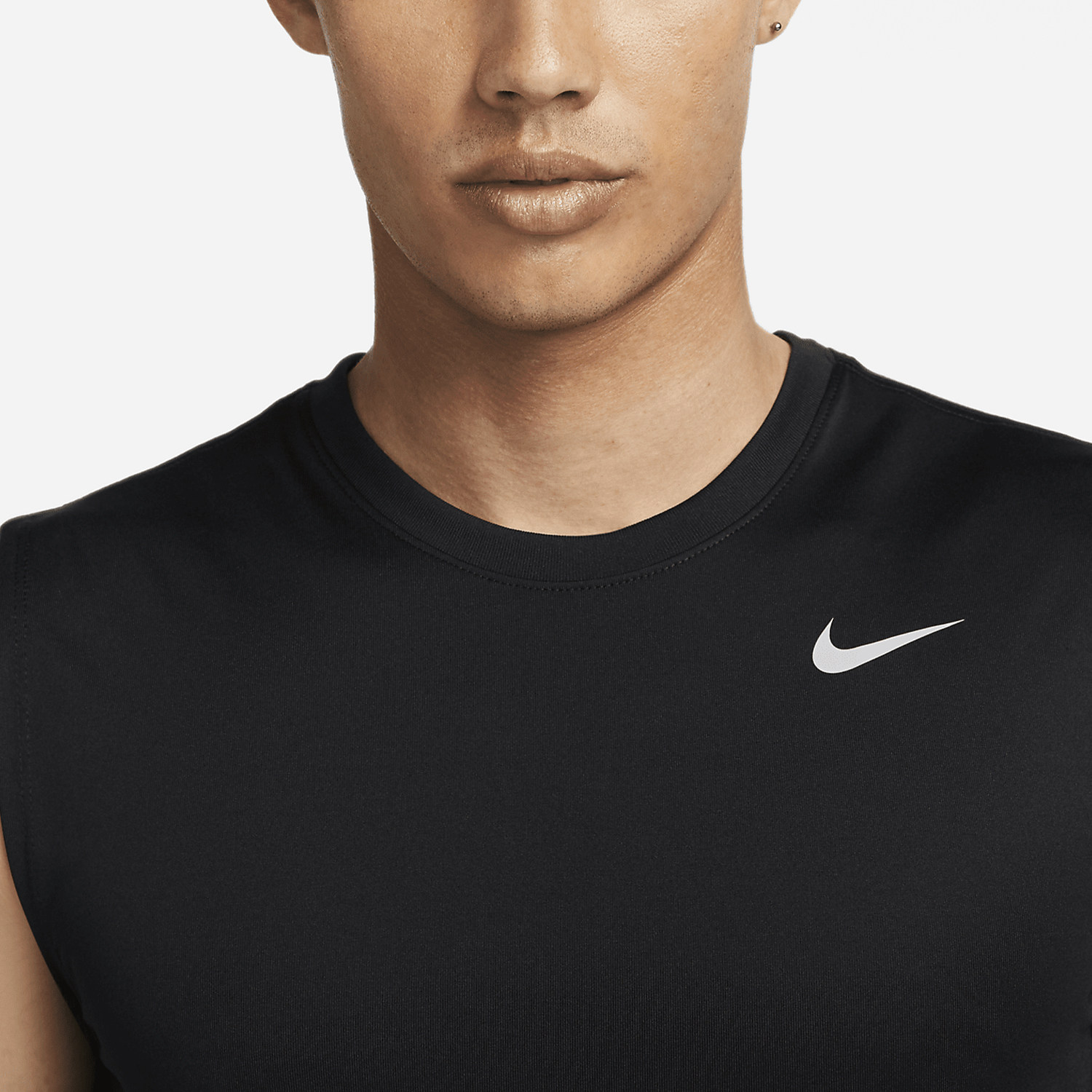 Nike/耐克官方正品DRI-FIT男士无袖训练透气运动T恤DX0992-010,淘宝优惠券,粉丝福利购,淘宝优惠卷